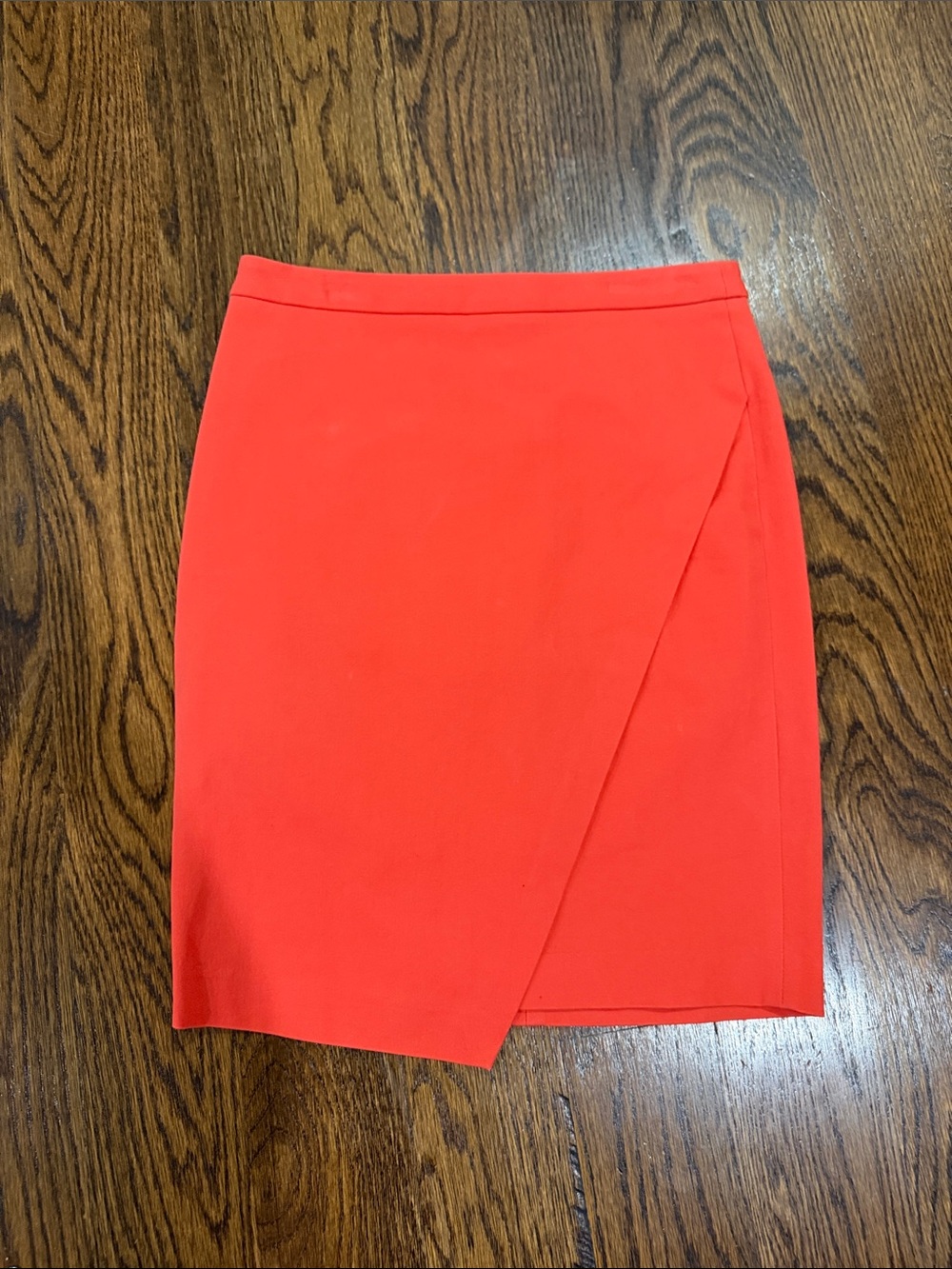 Banana Republic Coral Pencil Skirt with Asymmetrical Front